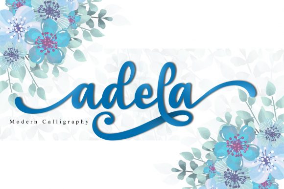 Adela Script Font for Handmade Creations