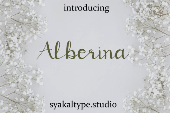 Alberina: A Handwritten Font for Modern Web Design