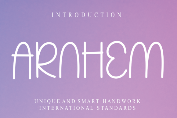 Arnhem: A Handwritten Font That Boosts Brand Charm