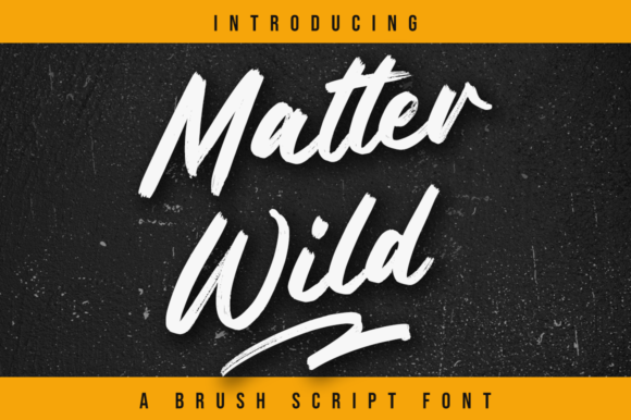 Boost Your Brand with the Matter Wild Font