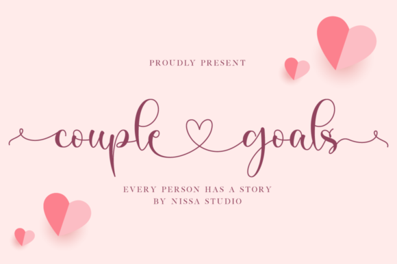 Couple Goals Font for Editorial Design