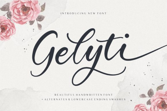 Gelyti: A Delicate Script Font for Branding Projects