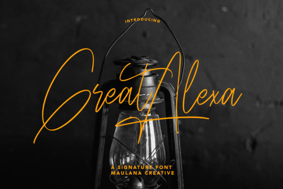 Great Alexa: A Delicate Script Font for Modern Branding