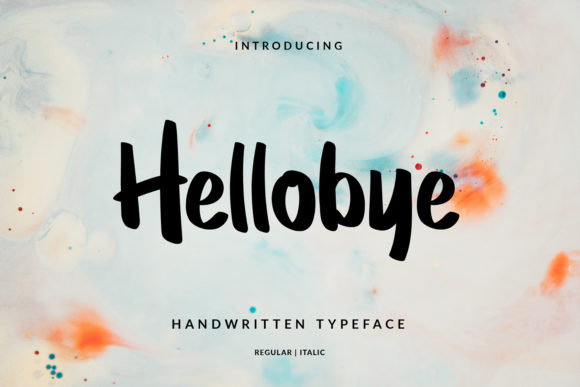Hellobye: A Whimsical Script Font for Web Design