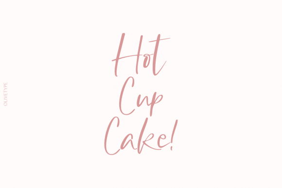 Hot Cup Cake Font Review for Real Projects