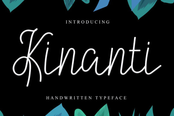 Kinanti Font for Web Design and Branding
