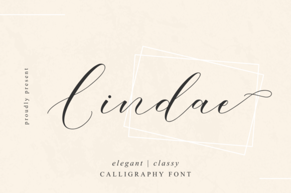 Lindae: A Luxurious Handwritten Font for Craft Projects