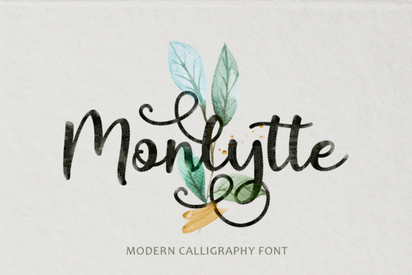Monlytte: A Romantic Script Font for Handmade Creations
