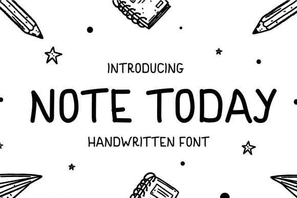Note Today Script Font Review