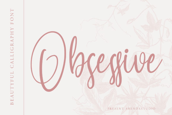 Obsessive Font for Handmade Creations