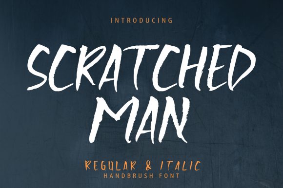 Scratchedman: A Unique Display Font for Branding Projects