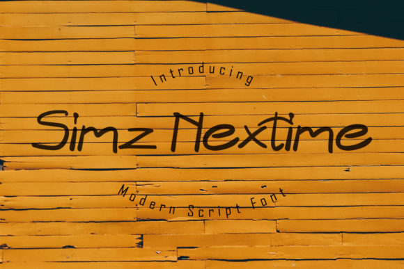 Simz Nextime: A Handwritten Font for Creative Branding