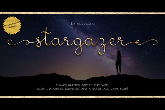 Stargazer Font for Web Design Projects