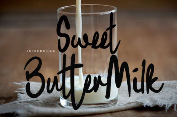 Sweet Buttermilk Font for Branding That Feels Personal