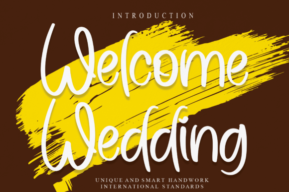 Welcome Wedding Font for Web Design